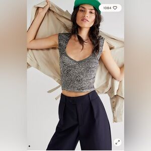 FREE PEOPLE DEMI SWEATER SMALL BNWT